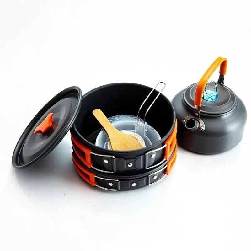 Aluminum Camping Cookware Set - Essentialshouses