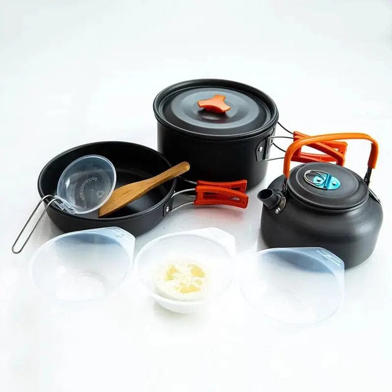 Aluminum Camping Cookware Set - Essentialshouses