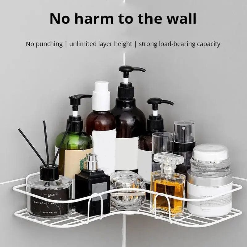 Bathroom Iron Triangle Storage Rack - Essentialshouses