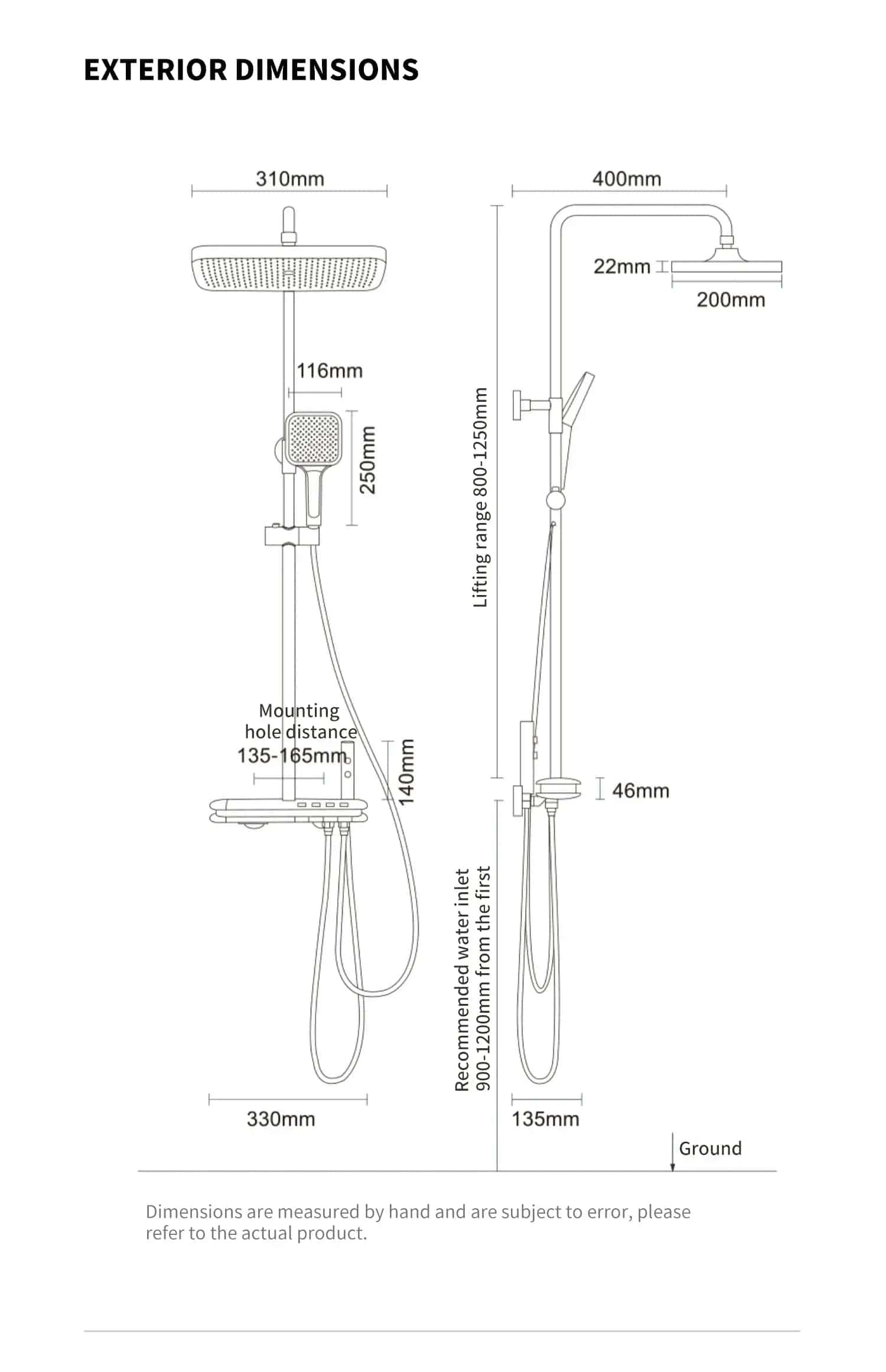 Bathroom Thermostat Shower Set - Essentialshouses