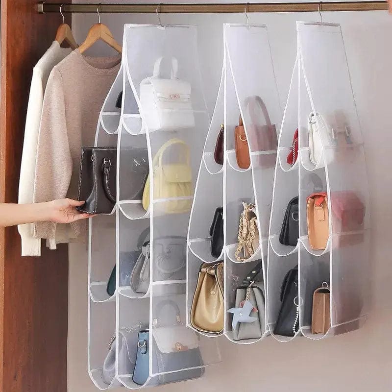 Closet Hanging Handbag Organizer - Essentialshouses