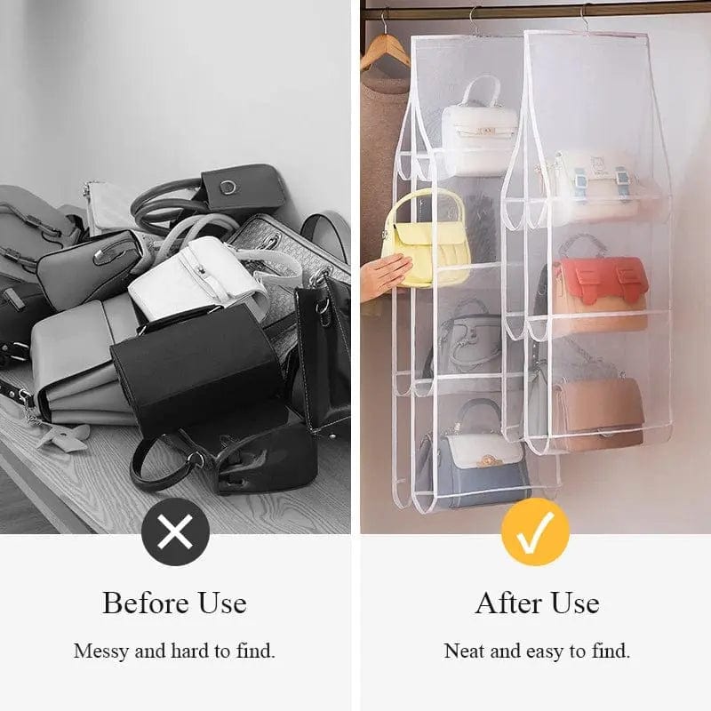 Closet Hanging Handbag Organizer - Essentialshouses