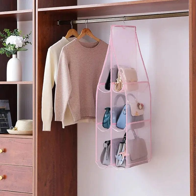 Closet Hanging Handbag Organizer - Essentialshouses