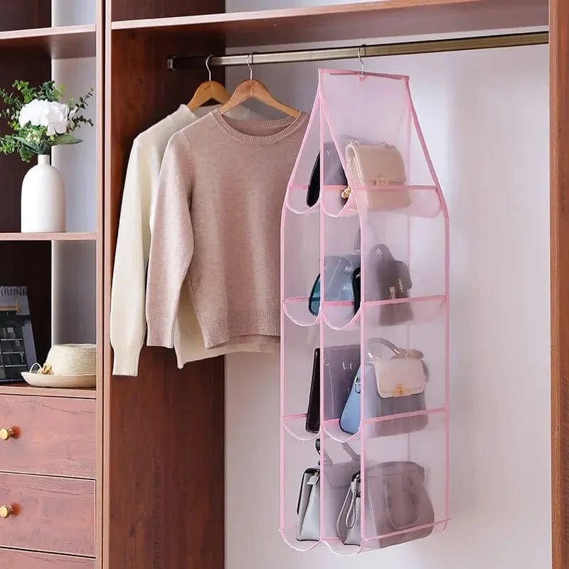 Closet Hanging Handbag Organizer - Essentialshouses