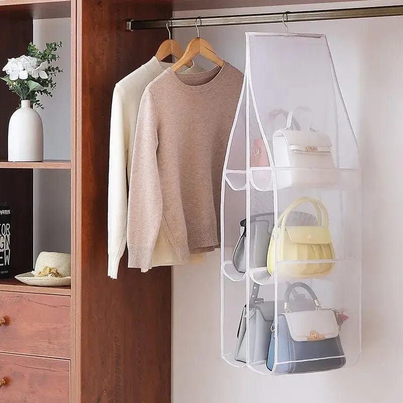 Closet Hanging Handbag Organizer - Essentialshouses