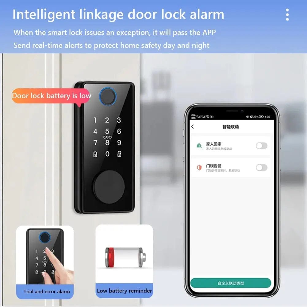 Door Smart Digital Bluetooth Lock - Essentialshouses