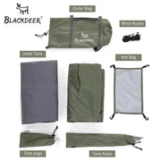 Double Layer Waterproof Hiking Tent - Essentialshouses