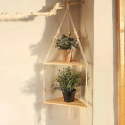 Macrame Wall Hanging Shelves - Essentialshouses