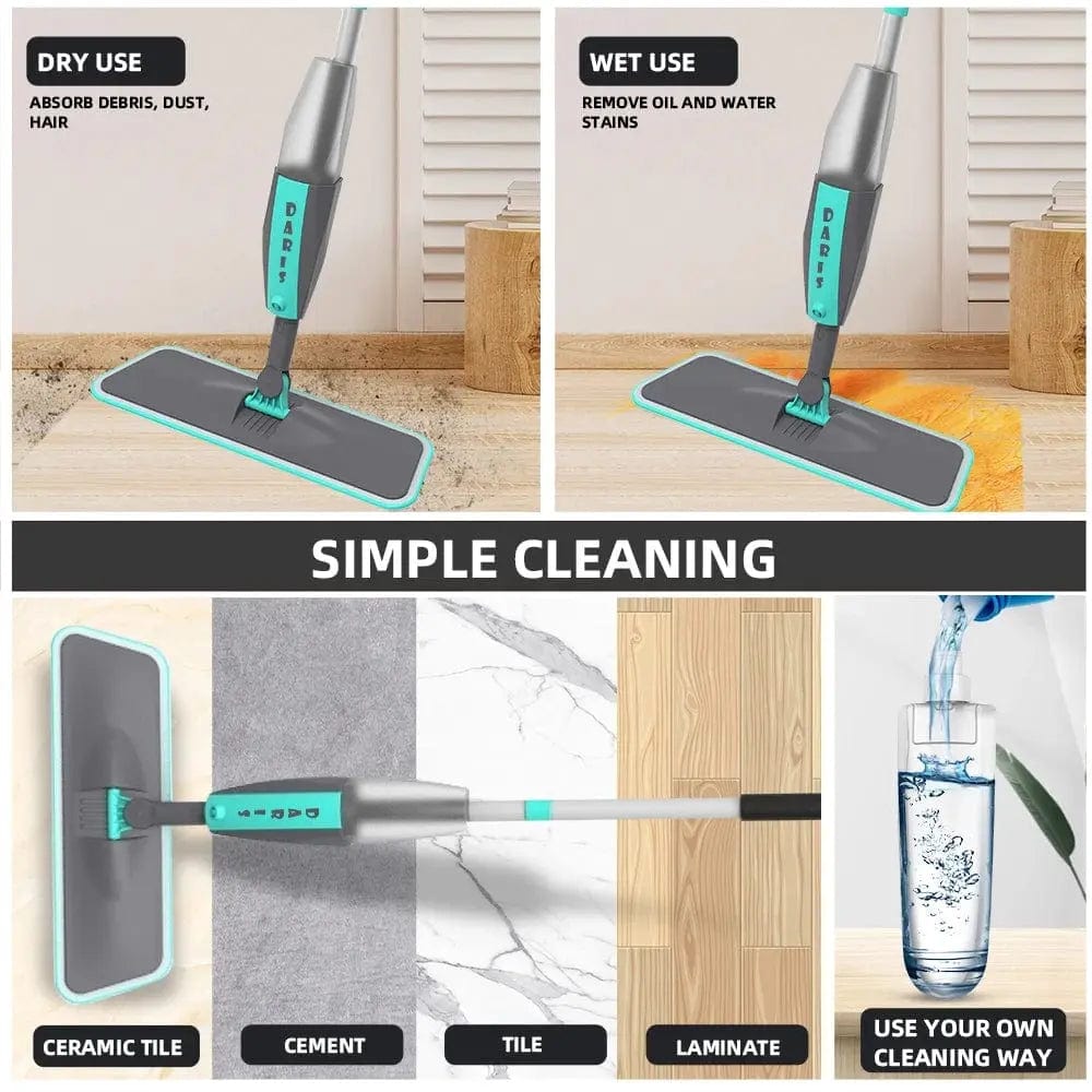 Rotation Flat Spray Cleaning Sweeper - Essentialshouses