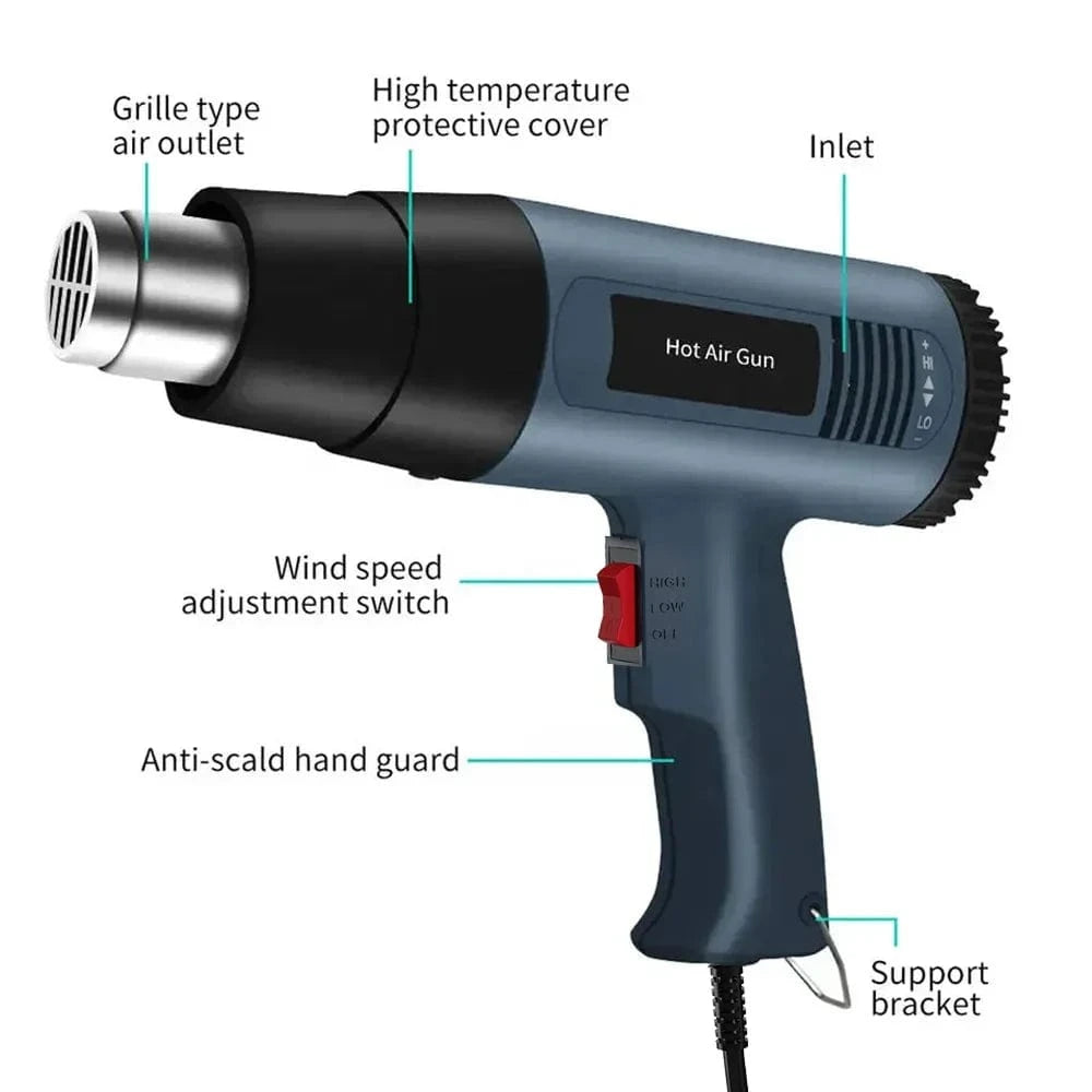 Advanced Electric Hot Air Gun Adjustable Temperatures