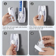 Wall Automatic Toothpaste Dispenser - Essentialshouses